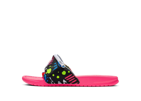 Nike Benassi JDI Print Slide Fanny Neon Pack (CJ2967-600) bunt