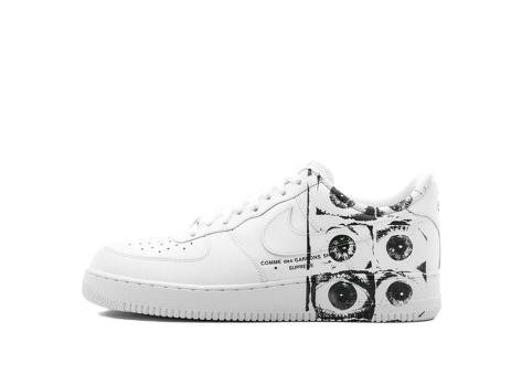 Nike Comme des Garcons x Supreme Air Force 1 Low Shirt (923044-100) weiss