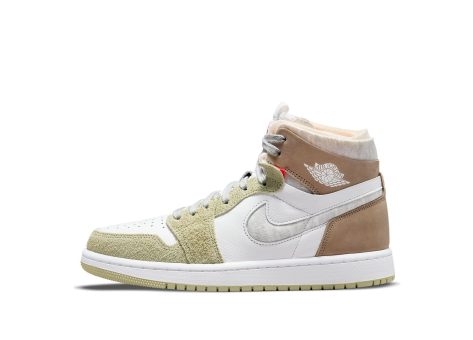 Jordan 1 High Zoom CMFT Comfort Olive Air Aura (CT0979-102) weiss