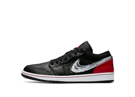 Jordan 1 Low Brushstroke (DA4659-001) schwarz