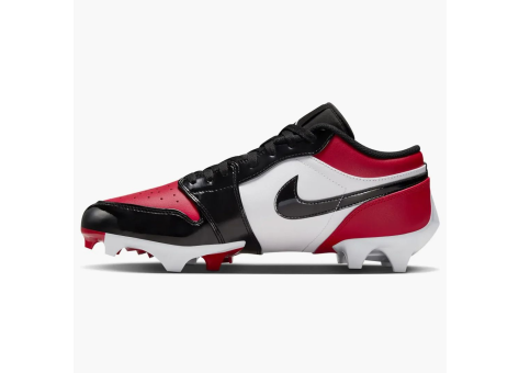 Jordan 1 Low TD Cleat Patent Bred Toe (FJ6245-601) bunt
