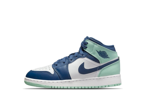 Jordan 1 Mid GS Mint Blue Air (554725 413) blau