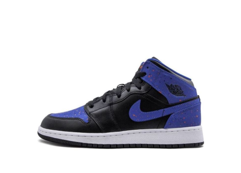 Jordan 1 Mid Royal Paint Splatter GS (554725-048) bunt