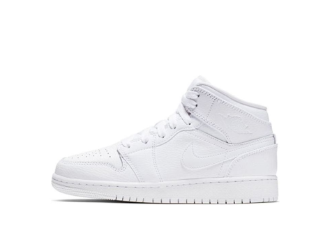 Jordan 1 Mid Triple GS (554725-129) weiss