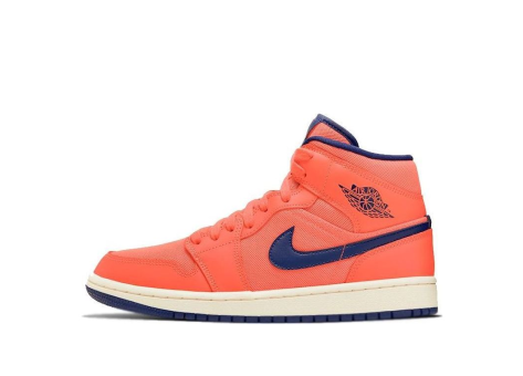 Jordan 1 Mid Turf Blue Void womens (CD7240-804) orange