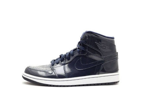 Jordan 1 Retro High Patent Dark Obsidian (332550-441) bunt