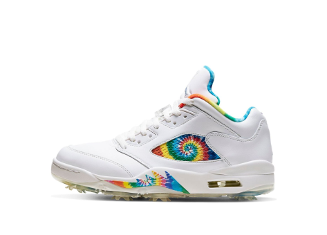 Jordan 5 Low Retro Tie Dye Golf (CW4205-100) weiss