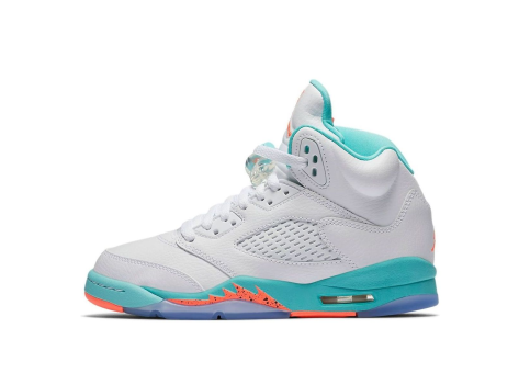Jordan 5 Retro Light Aqua GS (440892-100) weiss
