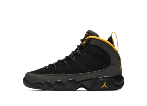 Jordan 9 Retro Dark Charcoal University Gold GS (302359-070) schwarz