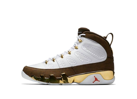 Jordan 9 le logo est souvent le premier indice qui permet de déterminer si les Air right jordan sont vraies (302370-122) weiss