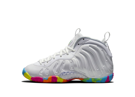 Nike Little Posite One Fruity Pebbles Air Foamposite GS (644791-100) weiss