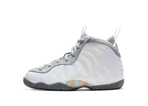 Nike Little Posite One Light Smoke Grey Air Foamposite PS (CU1055 001) weiss