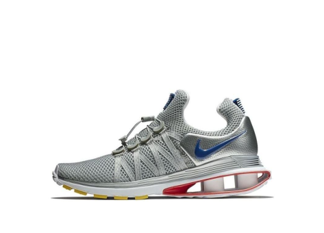 Nike Shox Gravity Metallic Silver Siren Gym Blue (AR1999-046) grau