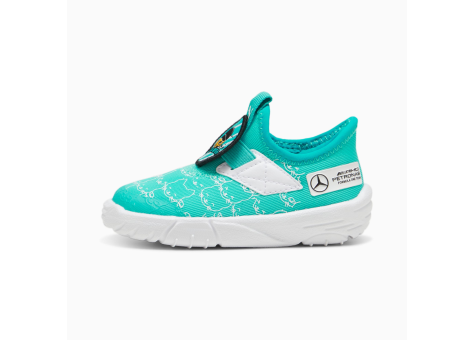 PUMA Mercedes AMG Petronas F1 Slipkart Kleinkinder (308436_02) weiss