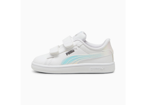 PUMA Smash 3.0 Holo 2.0 Kleinkinder (398294_01) weiss