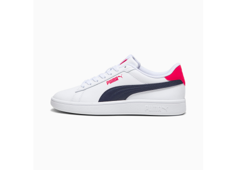 PUMA Smash 3.0 Leather Teenager (392031_11) weiss