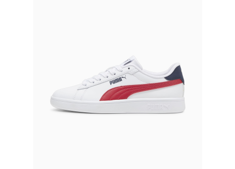 PUMA Smash 3.0 Leather Teenager (392031_12) weiss