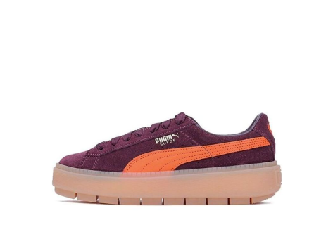 PUMA Suede Platform Trace Block Winetasting Flame (367057-01) lila