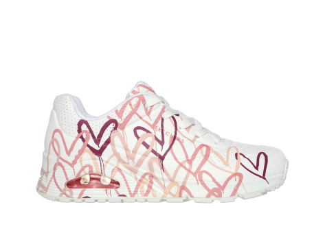 Skechers Uno Spread The Love (155507-WCRL) weiss