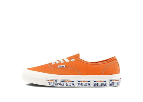 Vans Ua Authentic 44 Anaheim Factory Vanity Plate Tiger DX (VN0A5KX4AXD) orange