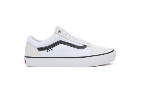 Vans old skool pro clearance white