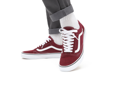 Vans old hotsell skool bordeaux rot