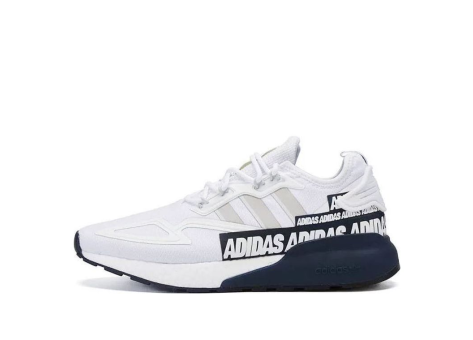 adidas ZX 2K Boost Bold Logo Graphic Navy (FX7036) weiss