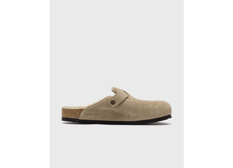 Birkenstock boston suede shearling clog on sale