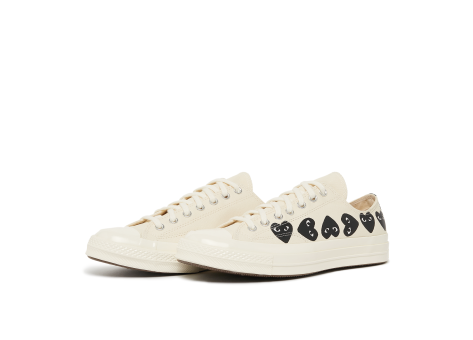 Comme des Garcons Play Multi Heart Chuck Taylor All Star 70 Low (P1K126-MLK) weiss