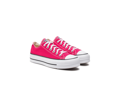 Converse converse sea star ox navy white LIFT Platform Canvas (A11539C) pink