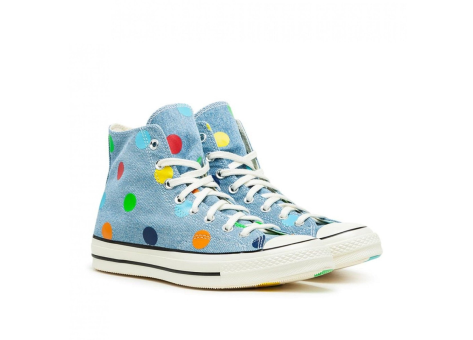 Converse x Golf Wang Polka Dot Chuck 70 Hi (170011C) blau