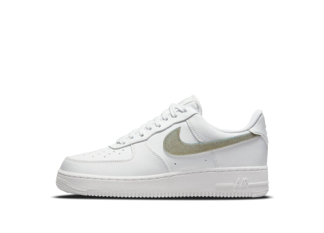 Nike Air Force 1 Low Gold Glitter Swoosh womens (DH4407 101) weiss