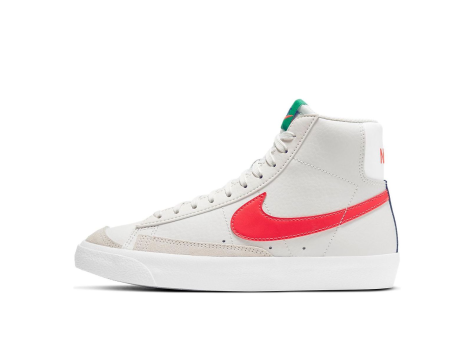 Nike Blazer Mid 77 Platinum Tint Bright Crimson (DA4086-004) weiss