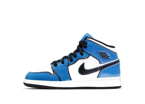 Jordan 1 Mid SE GS Signal Blue (BQ6931 402) blau