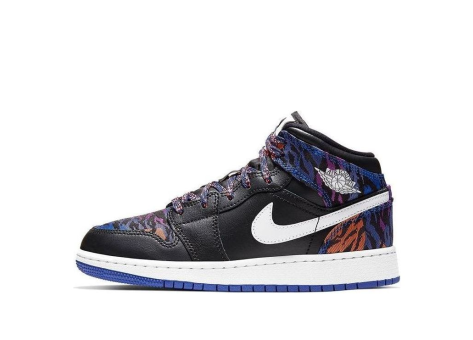 Jordan 1 Mid SE GS Tiger Multi Color Stripe (AV5174-005) bunt