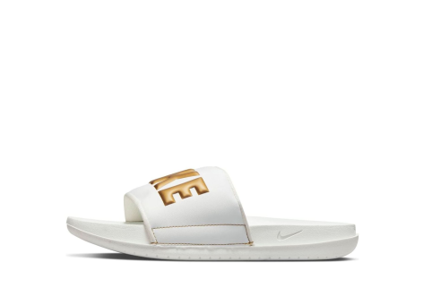 Nike Offcourt Summit Metallic Gold Slide (BQ4632-105) weiss