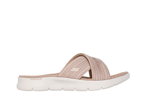 SKECHERS GO WALK Flex Sandal Impressed Sandalen 35 (141420-TPE) beige