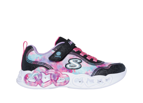 Skechers Infinite Heart Lights Color Lovin (303753L-BKMT) schwarz