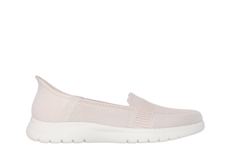 SKECHERS Slip ins On The GO Flex Camellia Shoes (138181-NUDE) beige