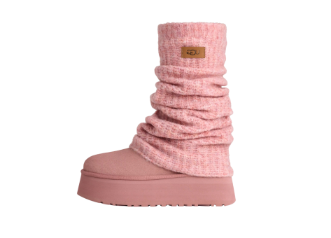 UGG Classic Mini Dipper Legwarmer Boot Dawn (1178990-PDW) pink