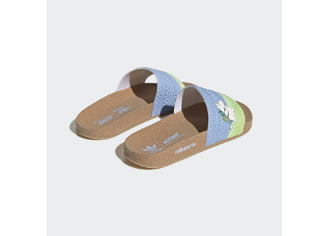 ★adidas originals x MOOMIN★コラボ★W ADILETTE CORK★追跡可 WMNS) adidas Adilette x Moomin Cork Slide 'Blue Fusion Gum