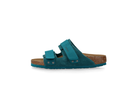 Birkenstock Uji Nubuck Suede Leather Deep Turquoise (1026767) blau