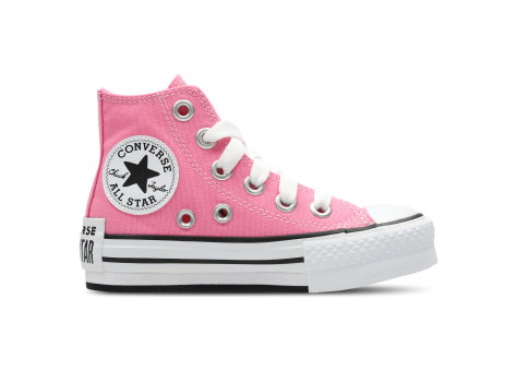 Converse plimsolls converse el distrito 2 0 ox 170658c black white gum honey EVA Lift (A08469C) pink