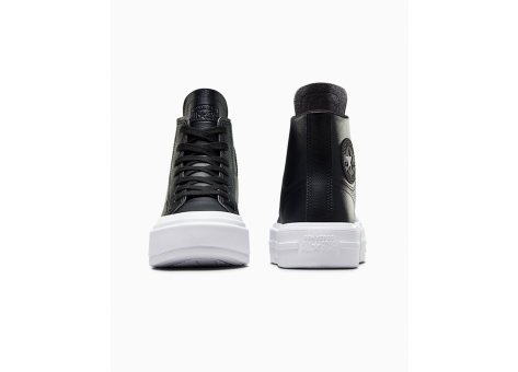 Black leather converse style online