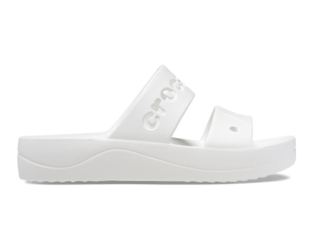 Crocs Baya Platform Sandals (208188-100) weiss