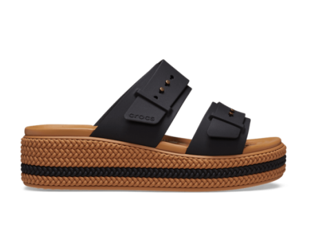 Crocs Brooklyn Woven Buckle (209978-001) schwarz