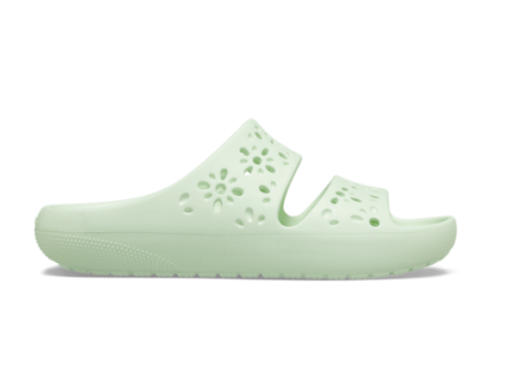 Crocs Classic Floral Cutout (210966-3YH) grün