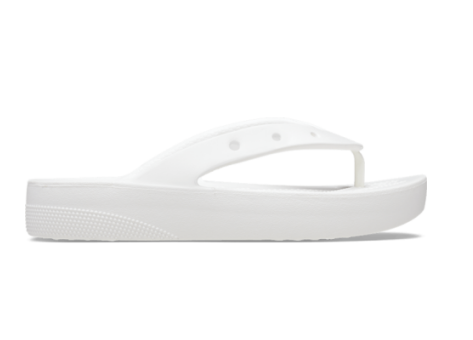 Crocs Classic Platform Flip (207714-100) weiss