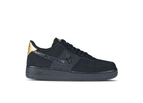Nike Air Force 1 Low Nubuck Metallic Gold (DH2473-001) schwarz