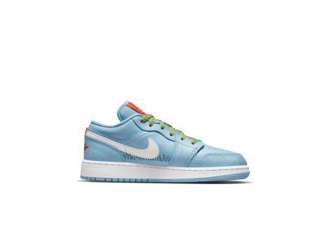 Jordan 1 Low SE Stitch GS (DO8227 400) blau